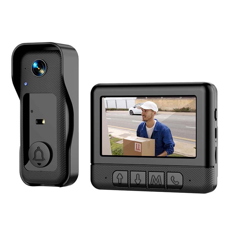 Rexsun X6 Smart Doorbell – Kompakte Türklingel aus Aluminiumlegierung, Echtzeit-Video, Lange Akkulaufzeit, Einfache Installation, Sprachaufnahme &