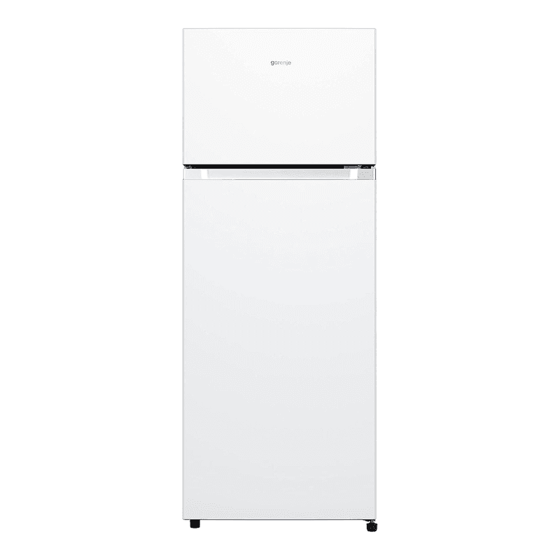 Gorenje RF4142PW4 Kühlschrank mit Gefrierfach oben, 165 Liter Kühlteil, 41 Liter Gefrierteil, LED-Innenbeleuchtung, Energieeffizienzklasse E, 143,6