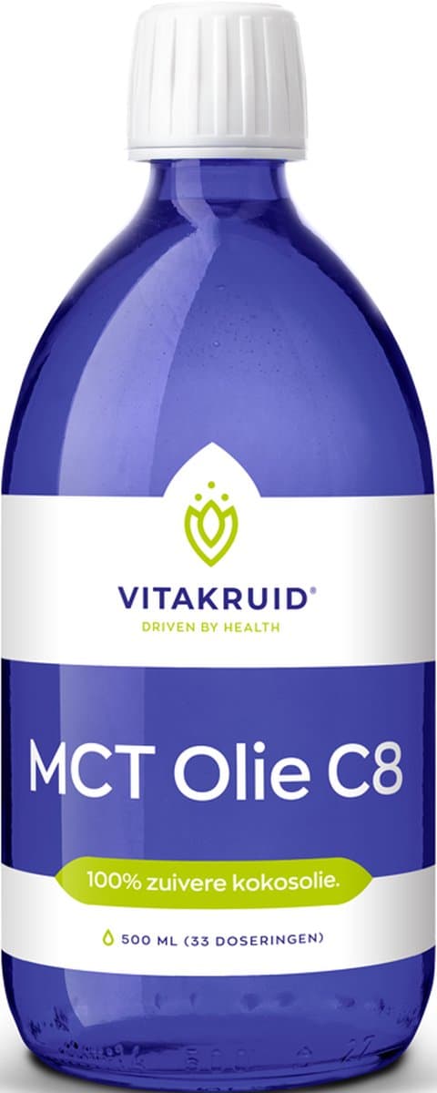 Vitakruid MCT Olie C8 100% zuivere & duurzame kokosolie