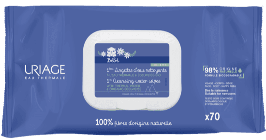 Uriage Baby 1st Cleansing Water Wipes