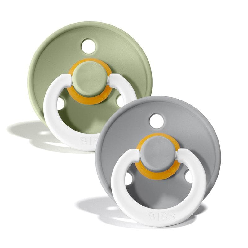 BIBS Glow Fopspeen 18+ Maanden Sage/Cloud