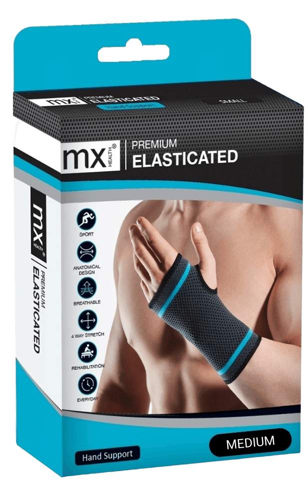 MX Health Premium Elasticated Hand Support M