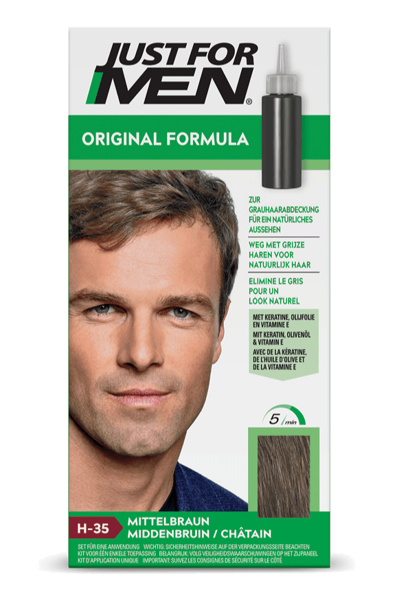 Just For Men Original Formula Haarkleuring - H35 Middenbruin