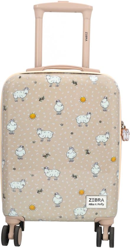 Zebra Trends Avonturier Kinderkoffer Meisjes-Taupe