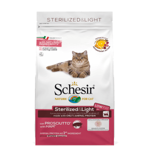 Schesir Kattenvoer Sterilized & Light Ham 400 gram