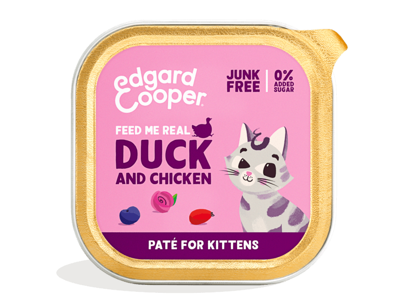 Edgard & Cooper Cat Kitten Paté Duck & Chicken 85 gram