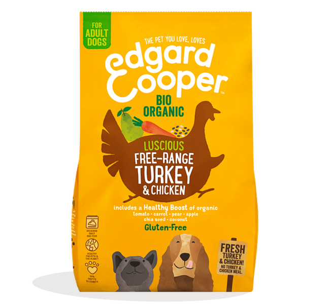 Edgard & Cooper Adult Bio Organic Free-Range Turkey & Chicken 7 kg