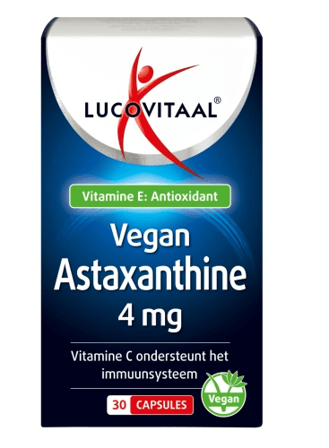Lucovitaal Voedingssupplementen Vegan Astaxanthine 4mg Cap - 30 capsules