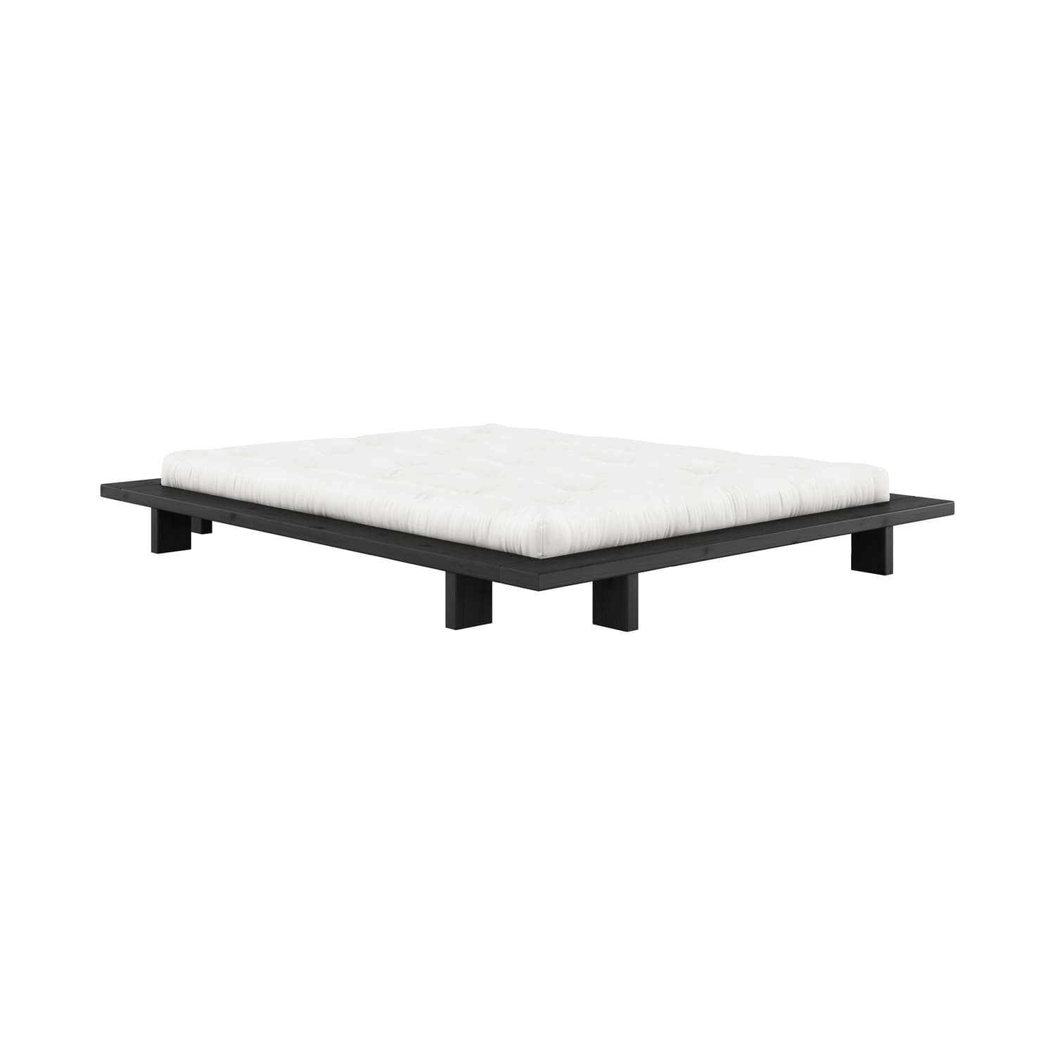 KARUP - Doppelbett Japan - Schwarz - FSC-zertifizierte, lackierte Massivkiefer