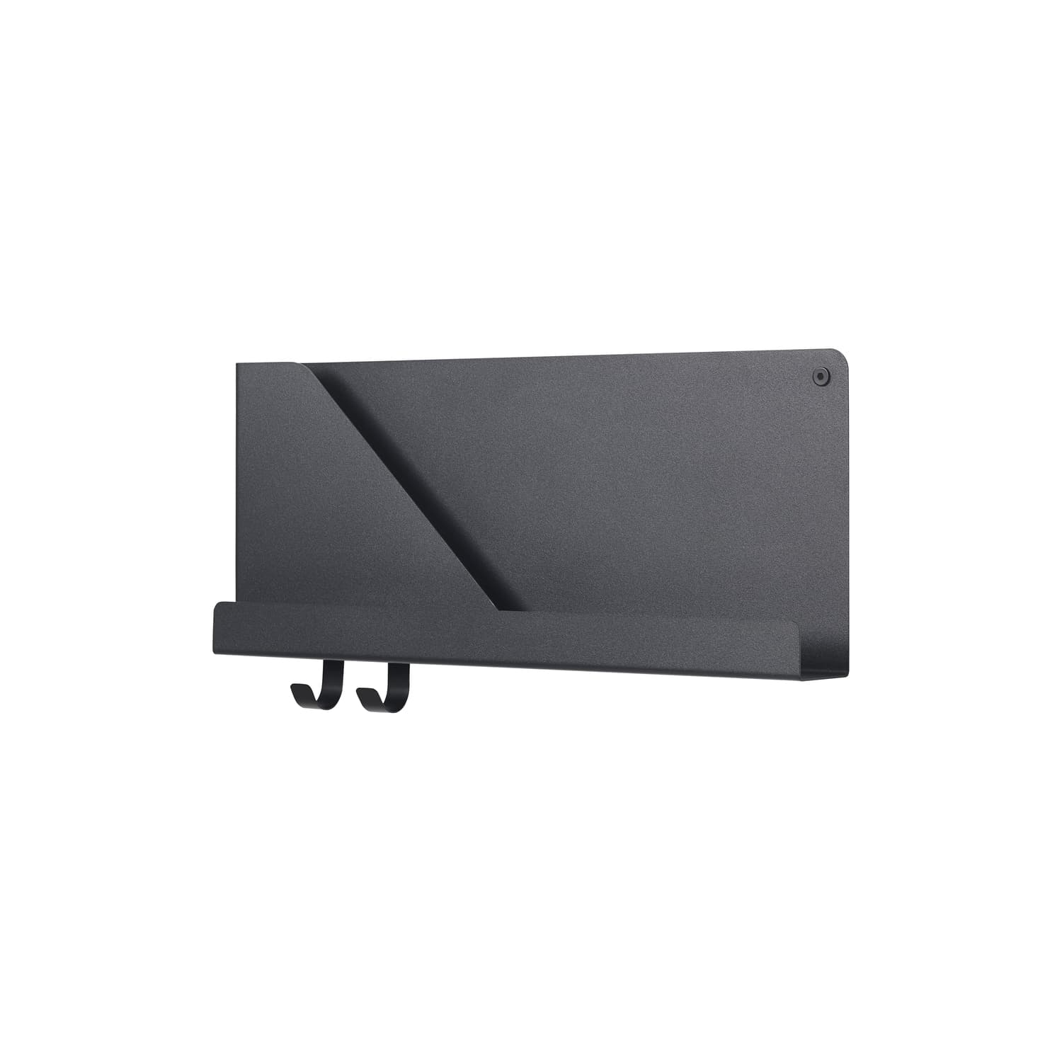 Muuto - Regal Folded - Schwarz - lackierter Stahl - Designer Johan van Hengel