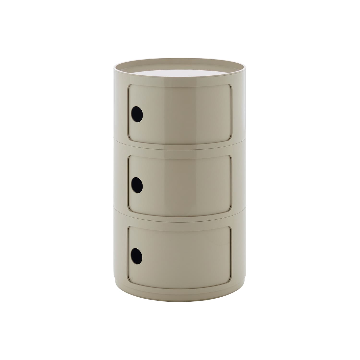 Kartell - Ablage Componibili - Grau - ABS - Designer Anna Castelli Ferrieri