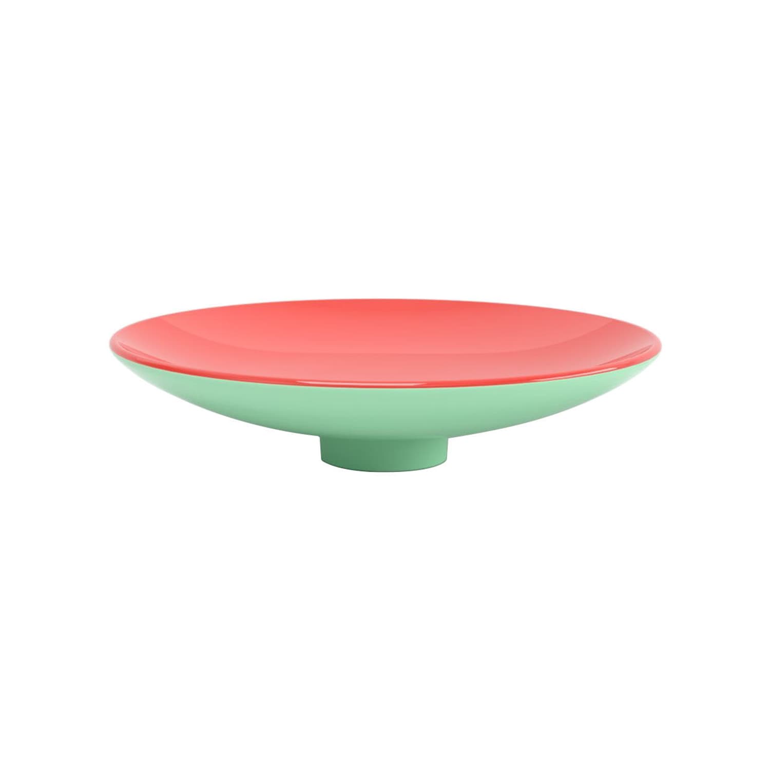 Zanotta - Centre de table Cuculia - Rouge - Polyuréthane laqué - Designer Alessandro Mendini