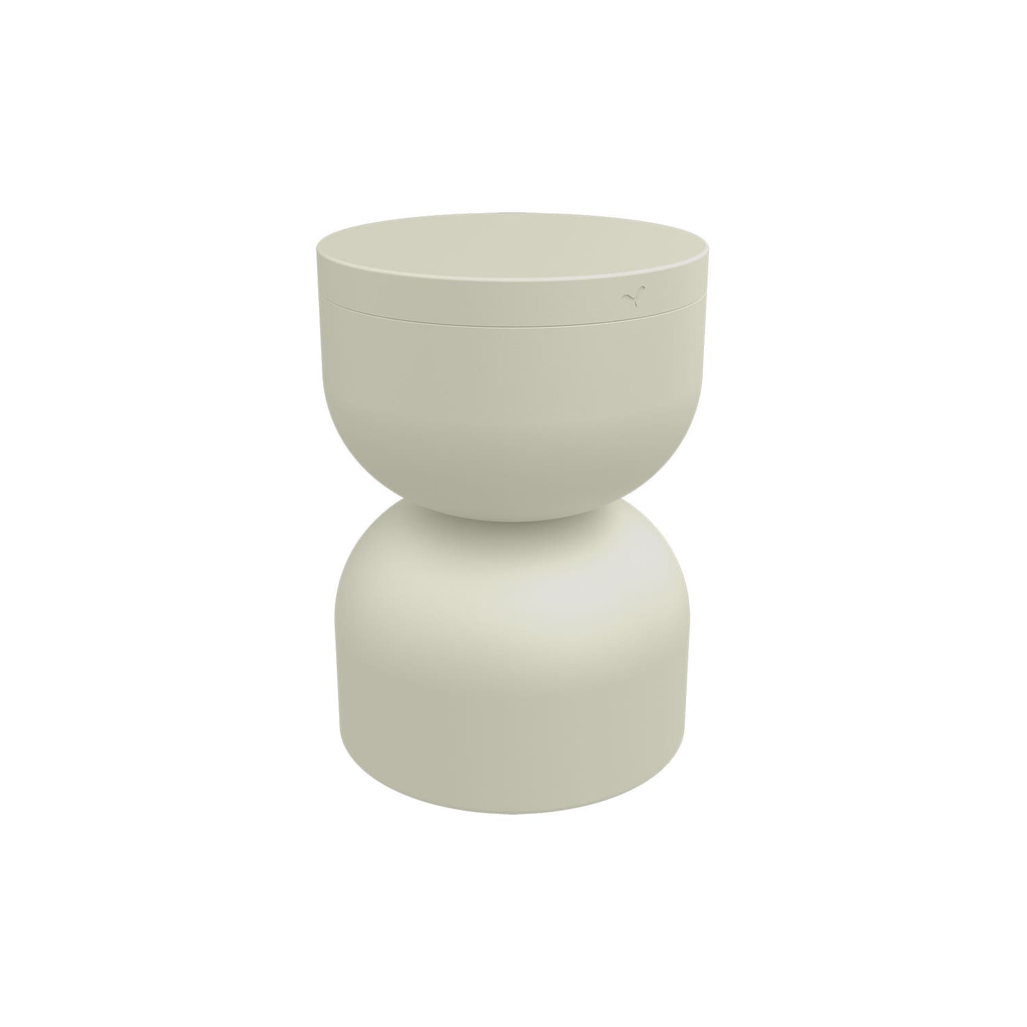 Fermob - Hocker Piapolo - Grau - Aluminium - Designer Tristan Lohner