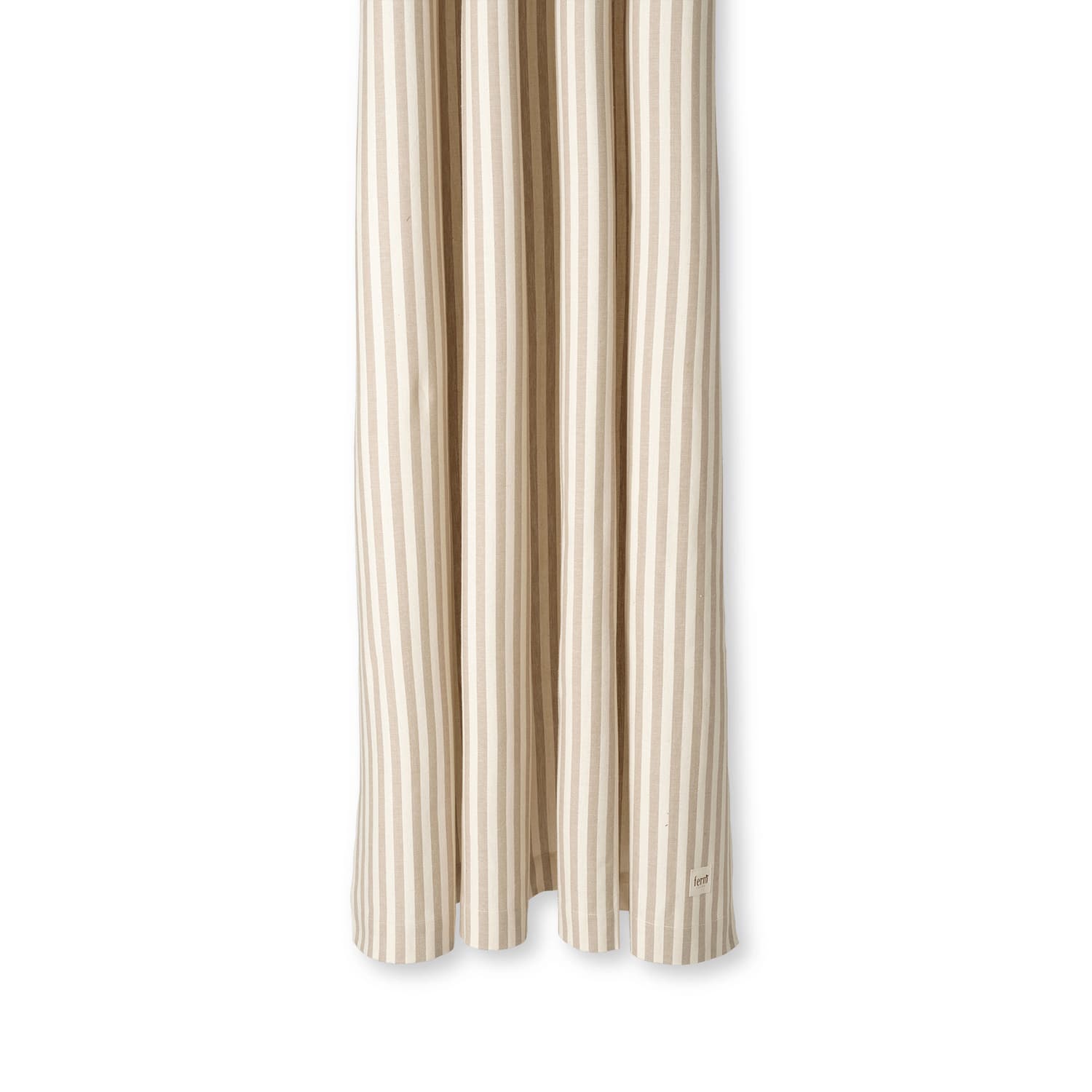 Ferm Living - Duschvorhang Rideaux douche - Beige - beschichtete Baumwolle - Designer Trine Andersen