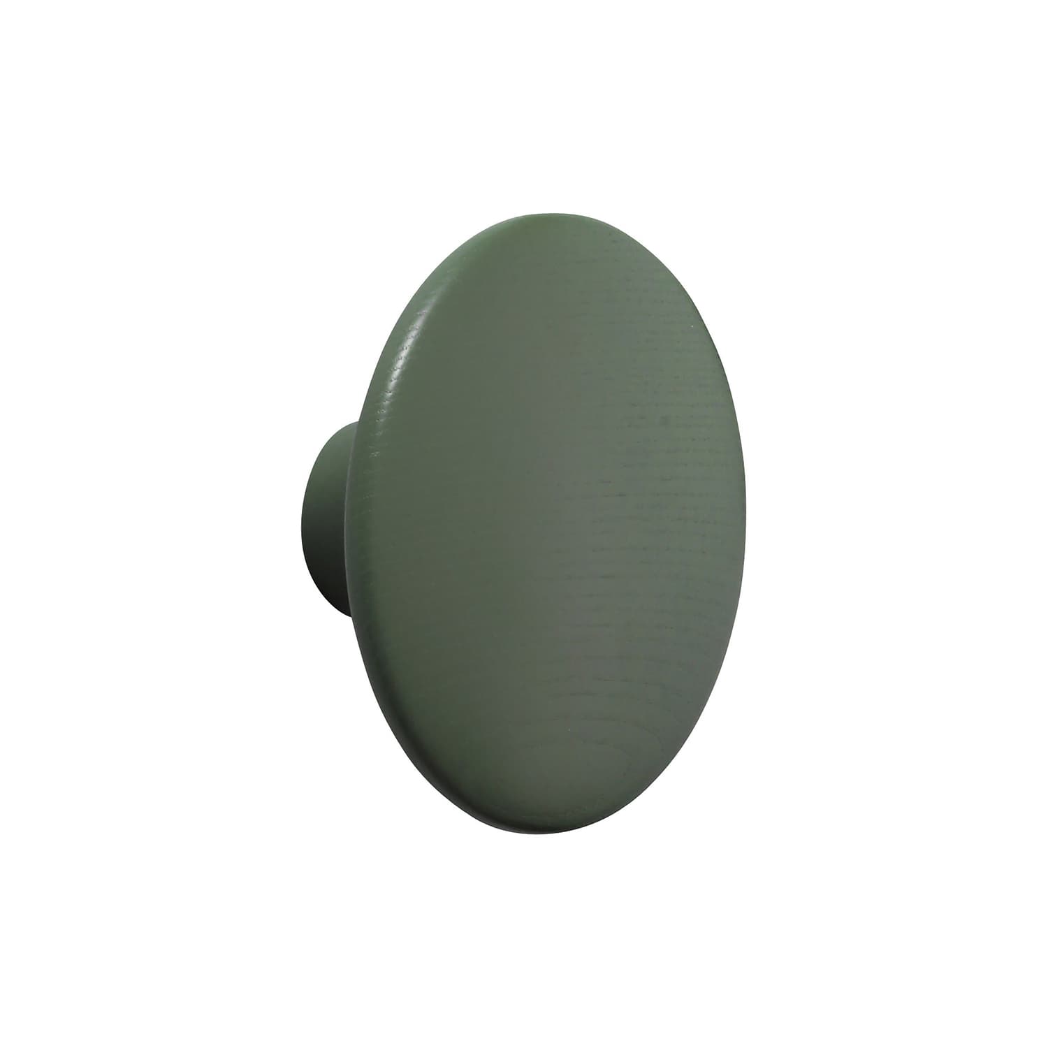 Muuto - Wandhaken The dots - Grün - getönte Esche - Designer Lars Tornoe