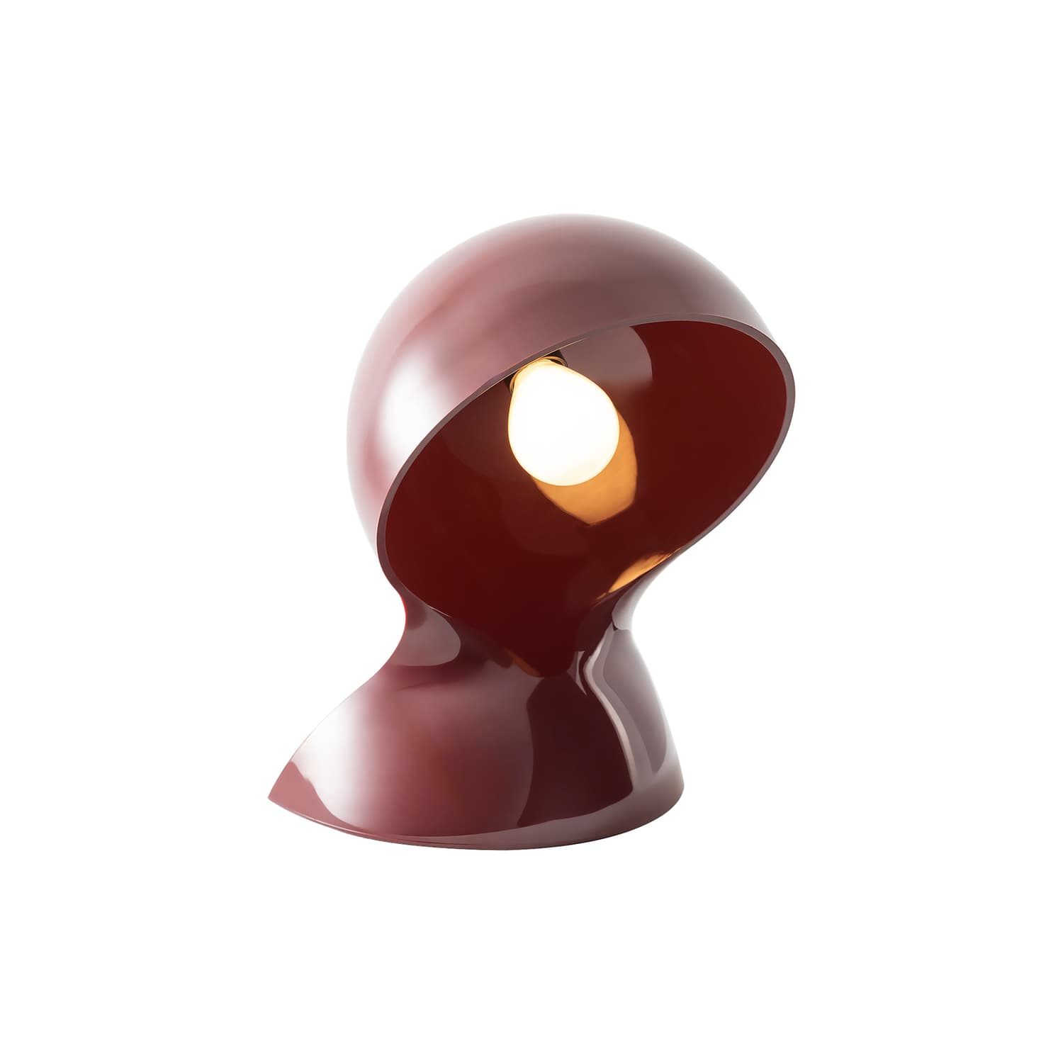 Artemide - Tischleuchte Dalù - Rot - Geformter Thermoplast - Designer Vico Magistretti