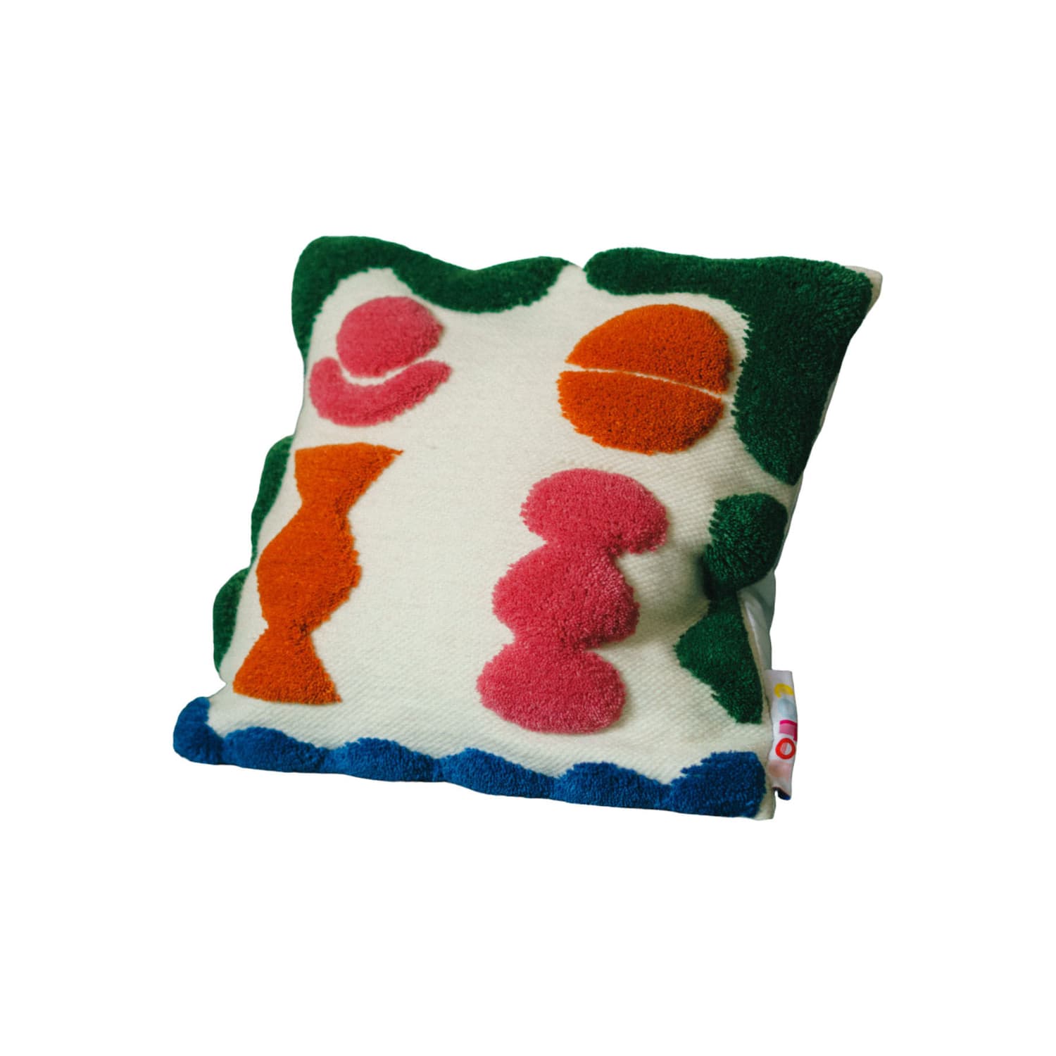 COLORTHERAPIS - Coussin Columns - Multicolore - Laine de Nouvelle-Zélande - Designer Lavinia Augeai