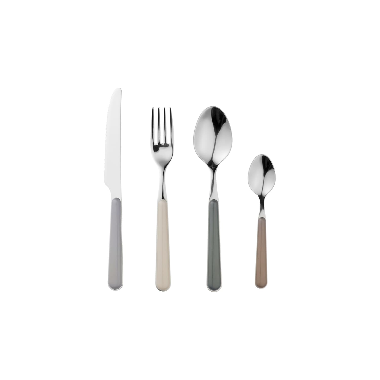 BROSTE COPENHAGEN - Set de couverts Marstal - Gris - Plastique
