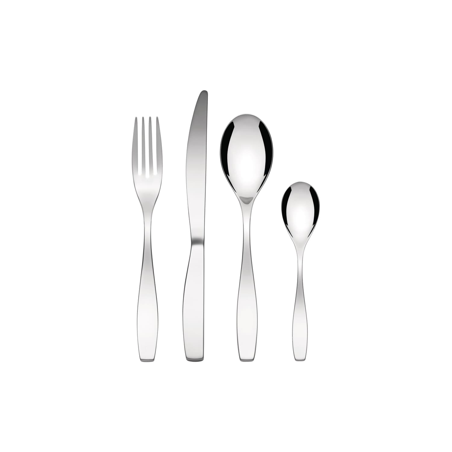 Alessi - Besteckgarnitur Duna - Metall - rostfreier Stahl - Designer Marco Zanuso