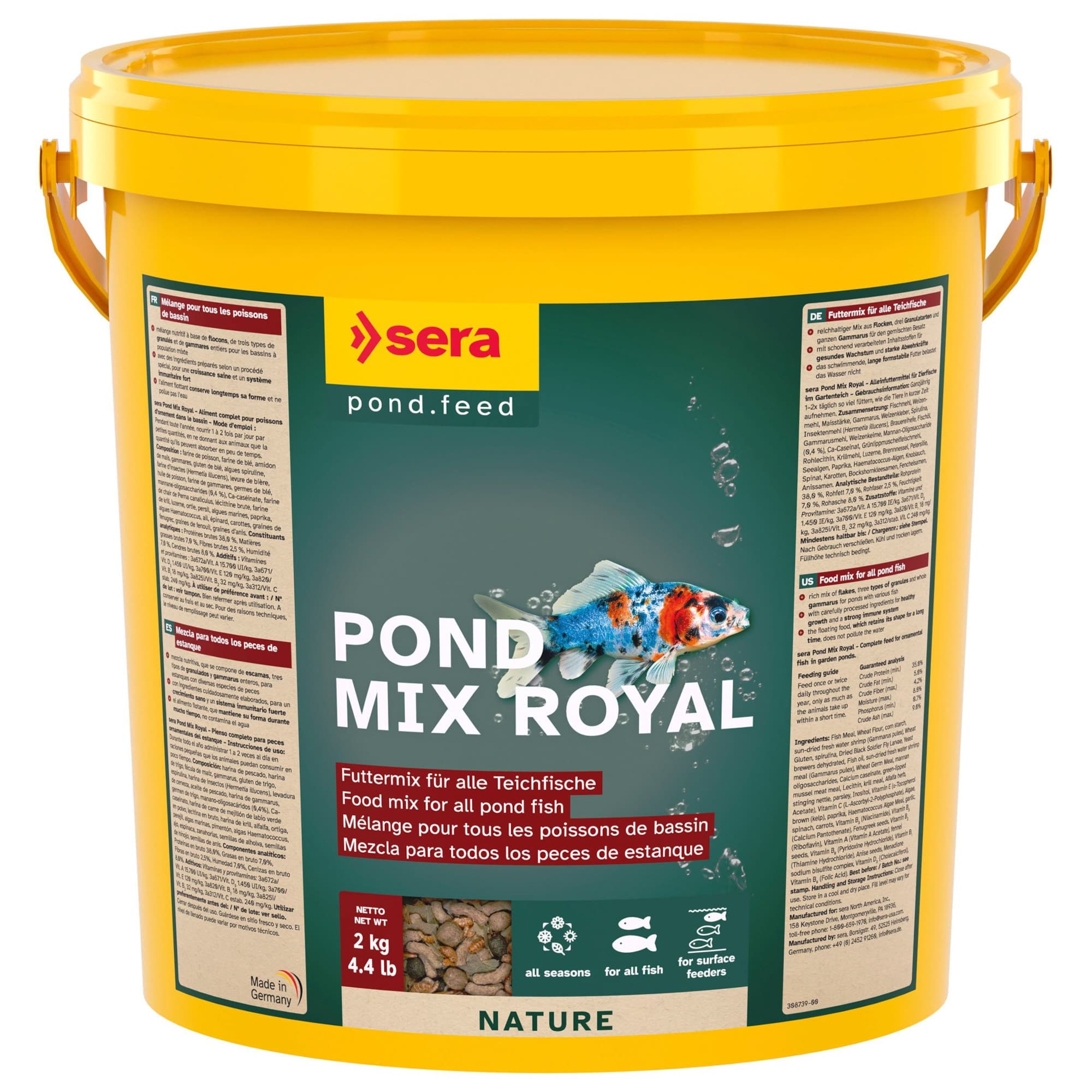 Sera Pond Mix Royal Nature - 2 x 10 L