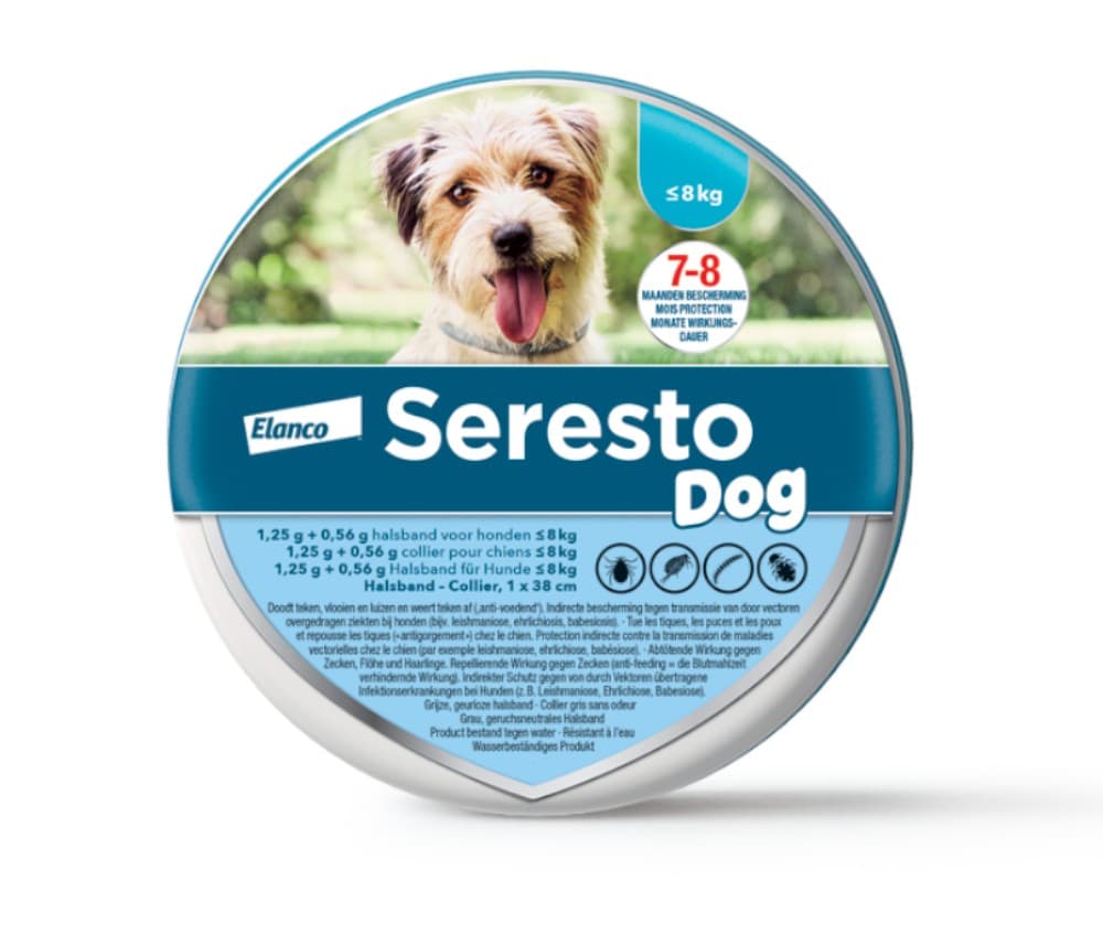 Seresto® Collier antiparasitaire ≤ 8 kg, 38 cm pour petit chien