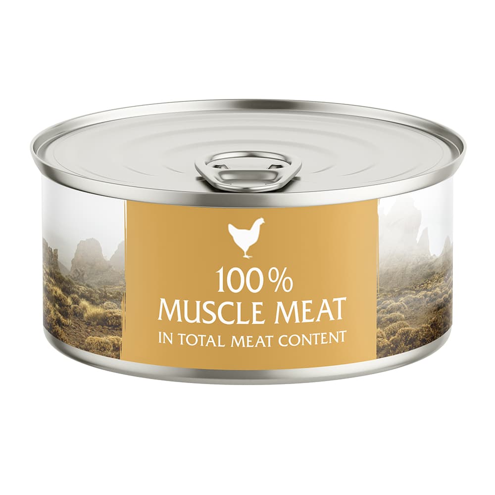 Offre d'essai : Croquettes, boîtes et friandises Wild Freedom pour chat - Boîte à l'unité Instinctive Wide Prairies, poulet (70 g)