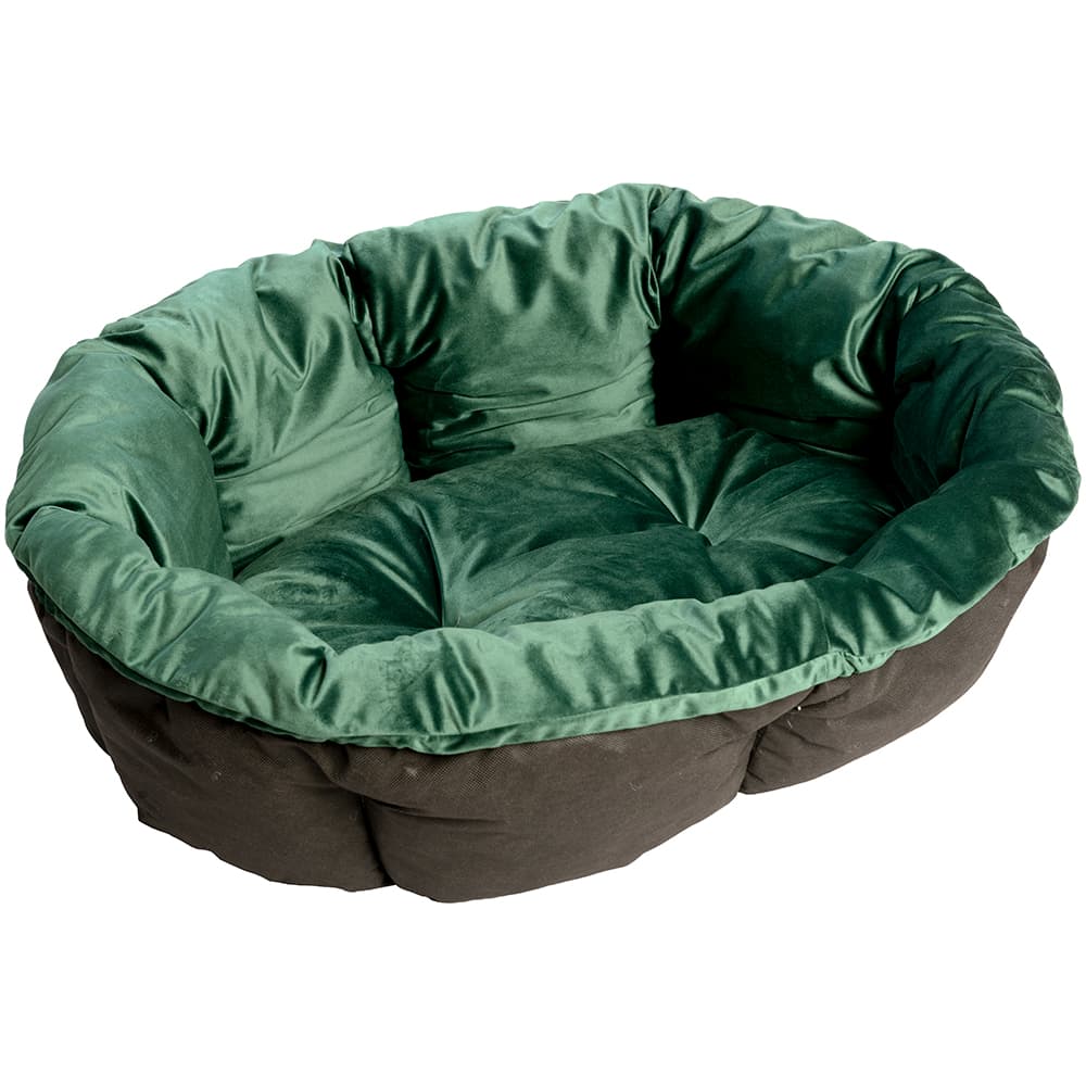 Housse Ferplast Sof vert pour corbeille Ferplast Siesta Deluxe pour chien et chat - taille 10 : L 96 x l 71 x H 32 cm
