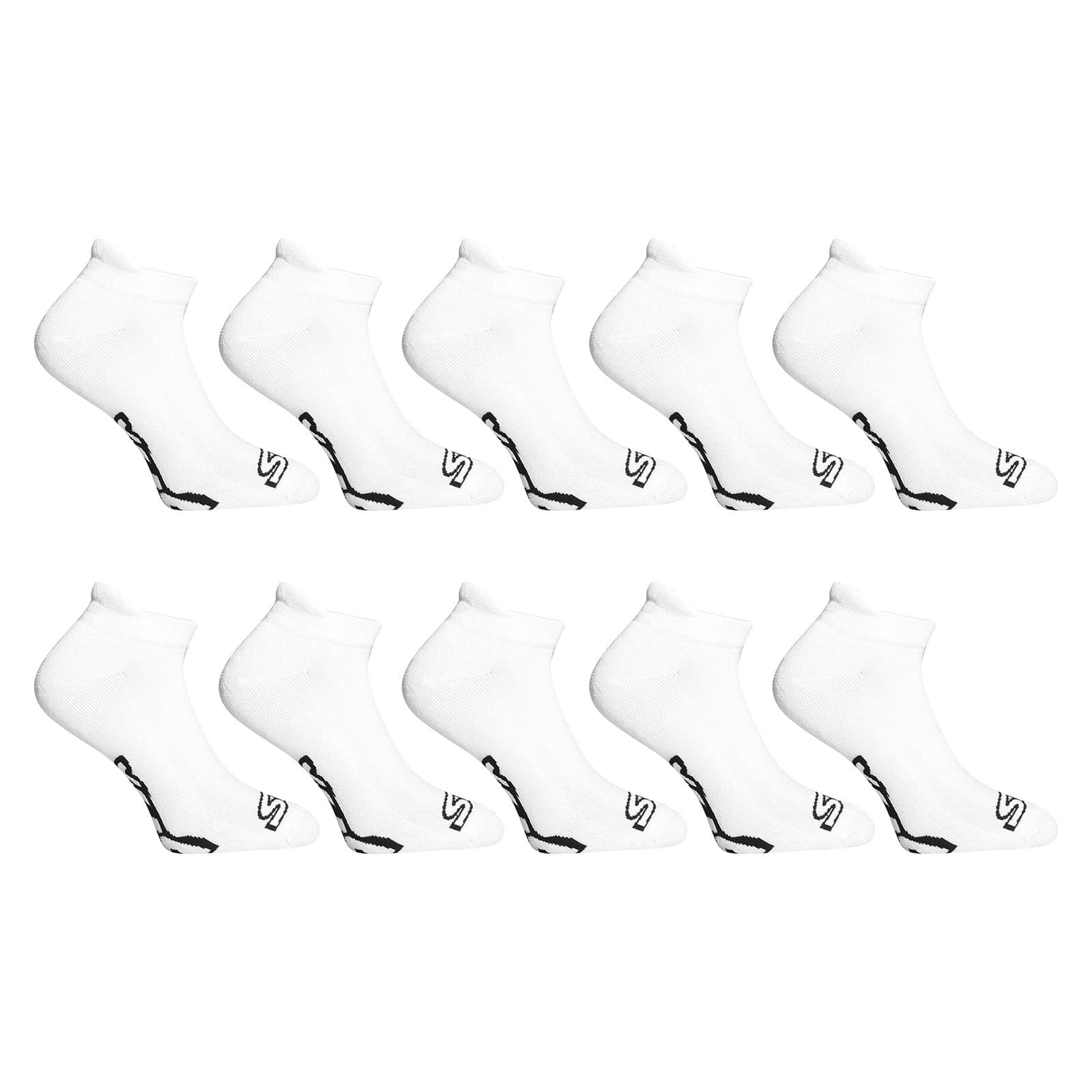 10PACK sokken Styx laag wit (10HN1061) L