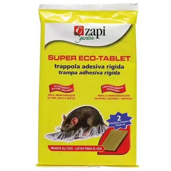 Super Muizen En Ratten Lijmplanken Tegen Muizen - Zeer goede kleefkracht - Voor muizen en ratten - Van hout dus zeer stevig