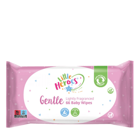Little Heroes Gentle Licht Geparfumeerde Baby Wipes - 66 stuks
