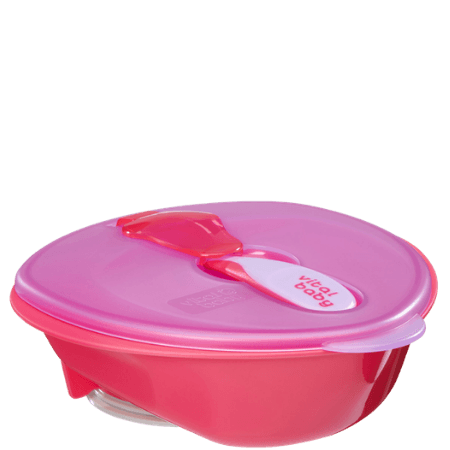 Vital Baby Voedingsschaal met Zuignap - Roze