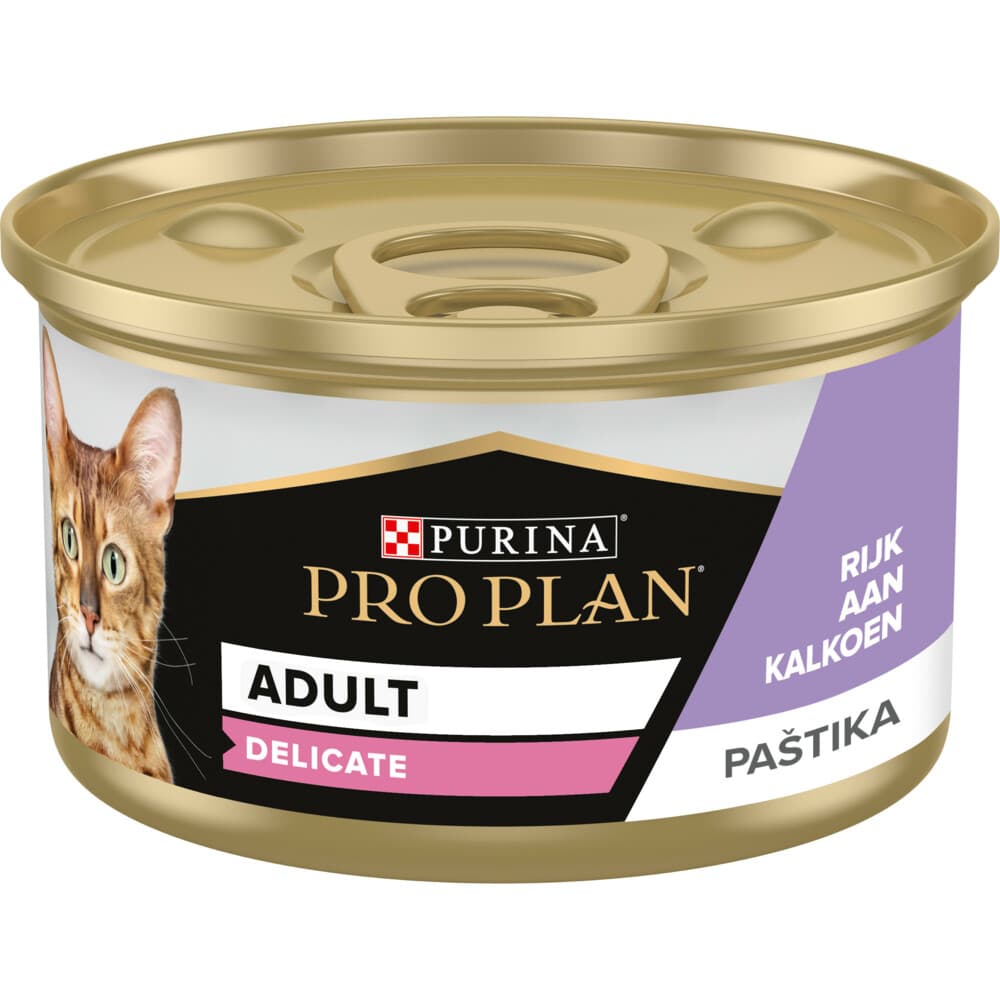 Pro Plan Kattenvoer Nat Mousse Delicate Kalkoen 85 gr