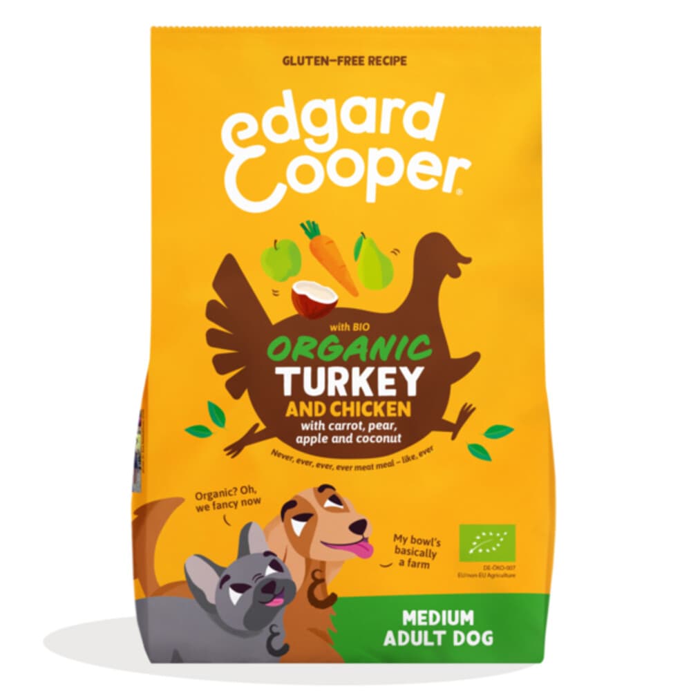 Edgard & Cooper Hondenvoer Bio Kalkoen - Bio Kip 7 kg