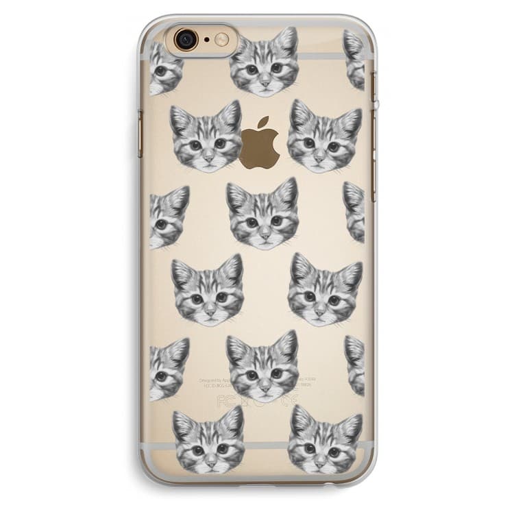 Kitten: iPhone 6 Plus / 6S Plus Transparant Hoesje