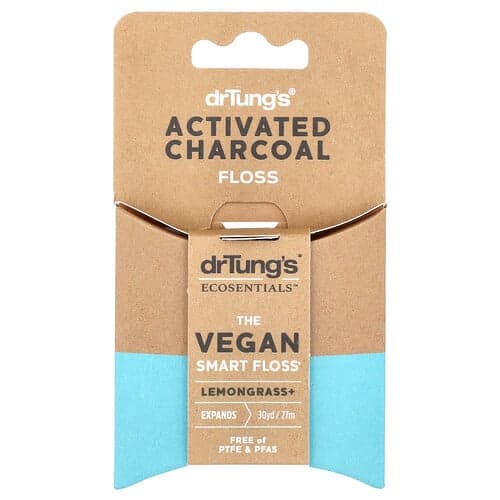 Dr. Tung's, Ecosentials™, The Vegan Smart Floss®, citroengras, 27 m