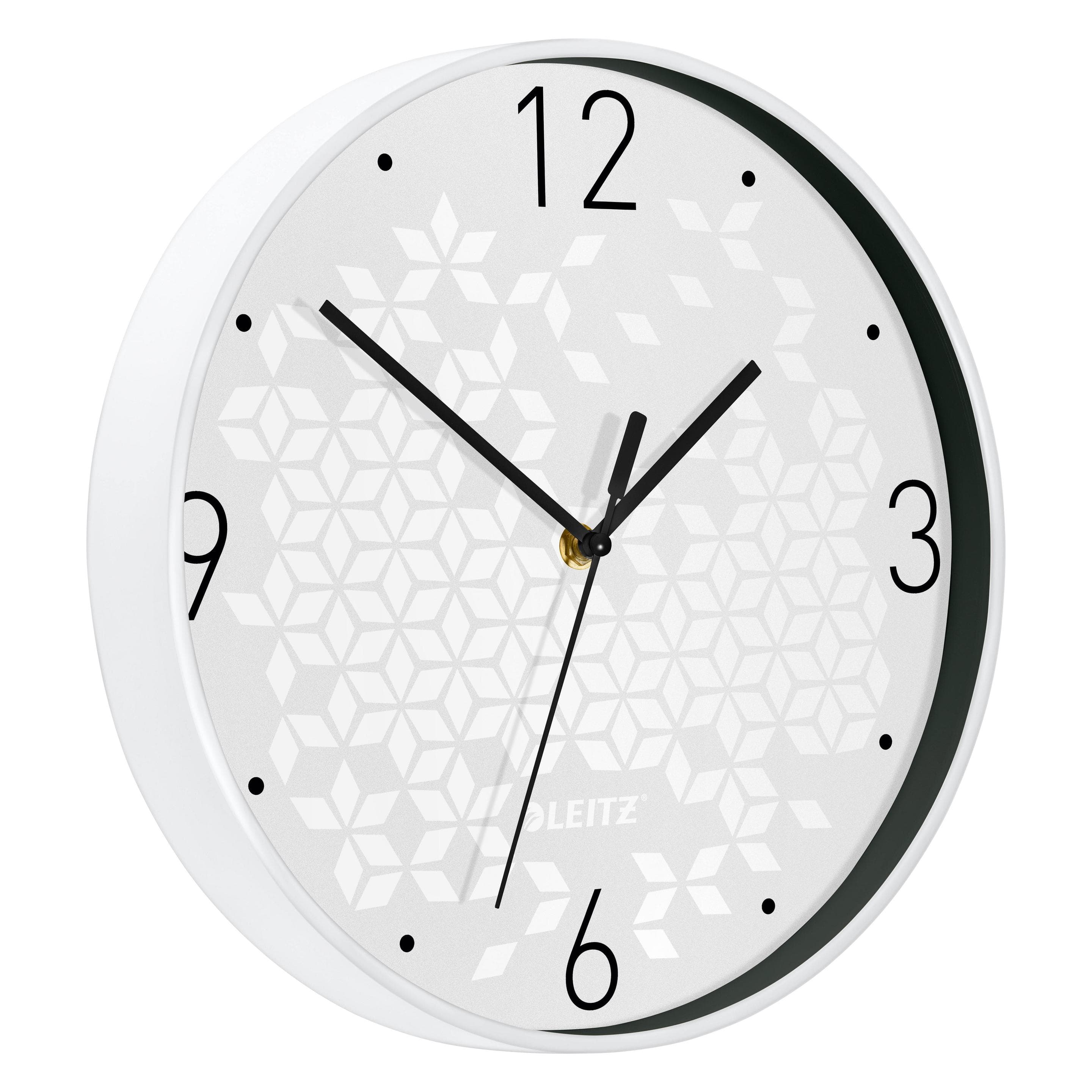 Leitz, Klok, Wandklok WOW 29cm 90150001 wit (29 cm)