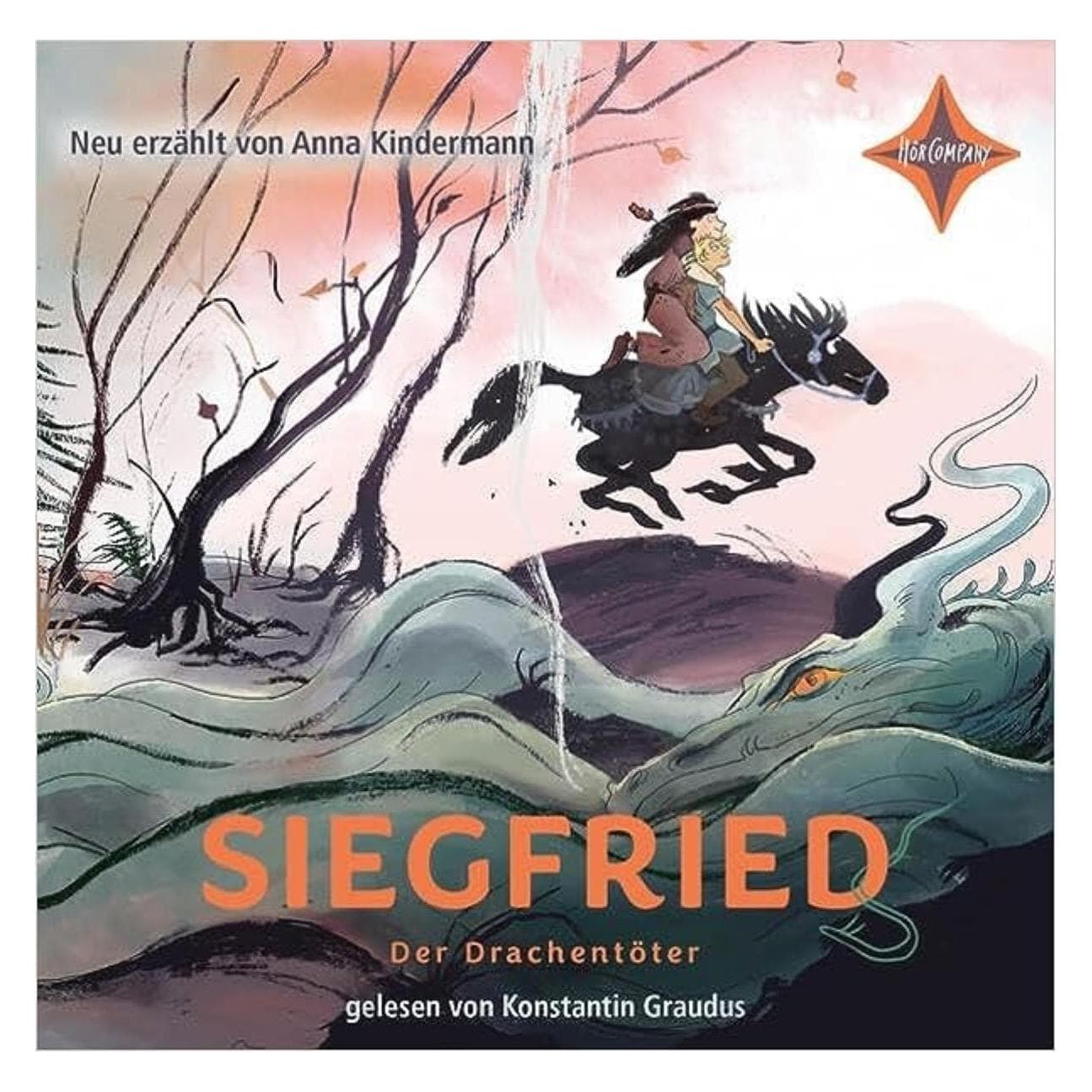 Siegfried, de drakendoder, Luisterboeken voor kinderen van Constantijn Graudus, Lena Hoek, Anna Kindermann