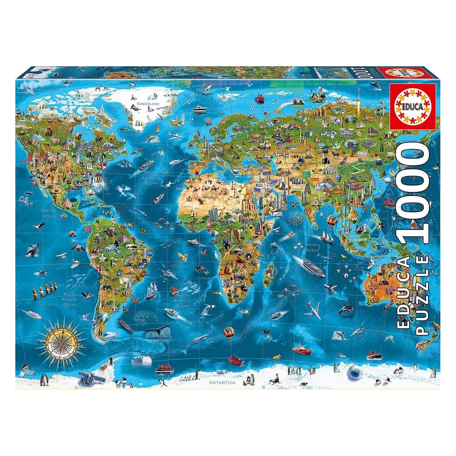Educa Wonder van de wereld (1000 onderdelen)