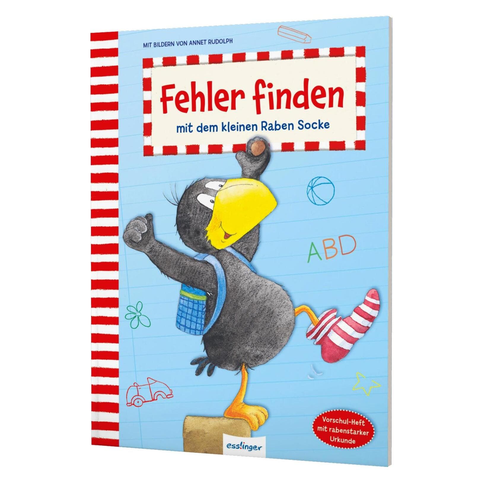 Der kleine Rabe Socke: Fehler finden mit dem kleinen Raben Socke, Kinderboeken van Annet Rudolph