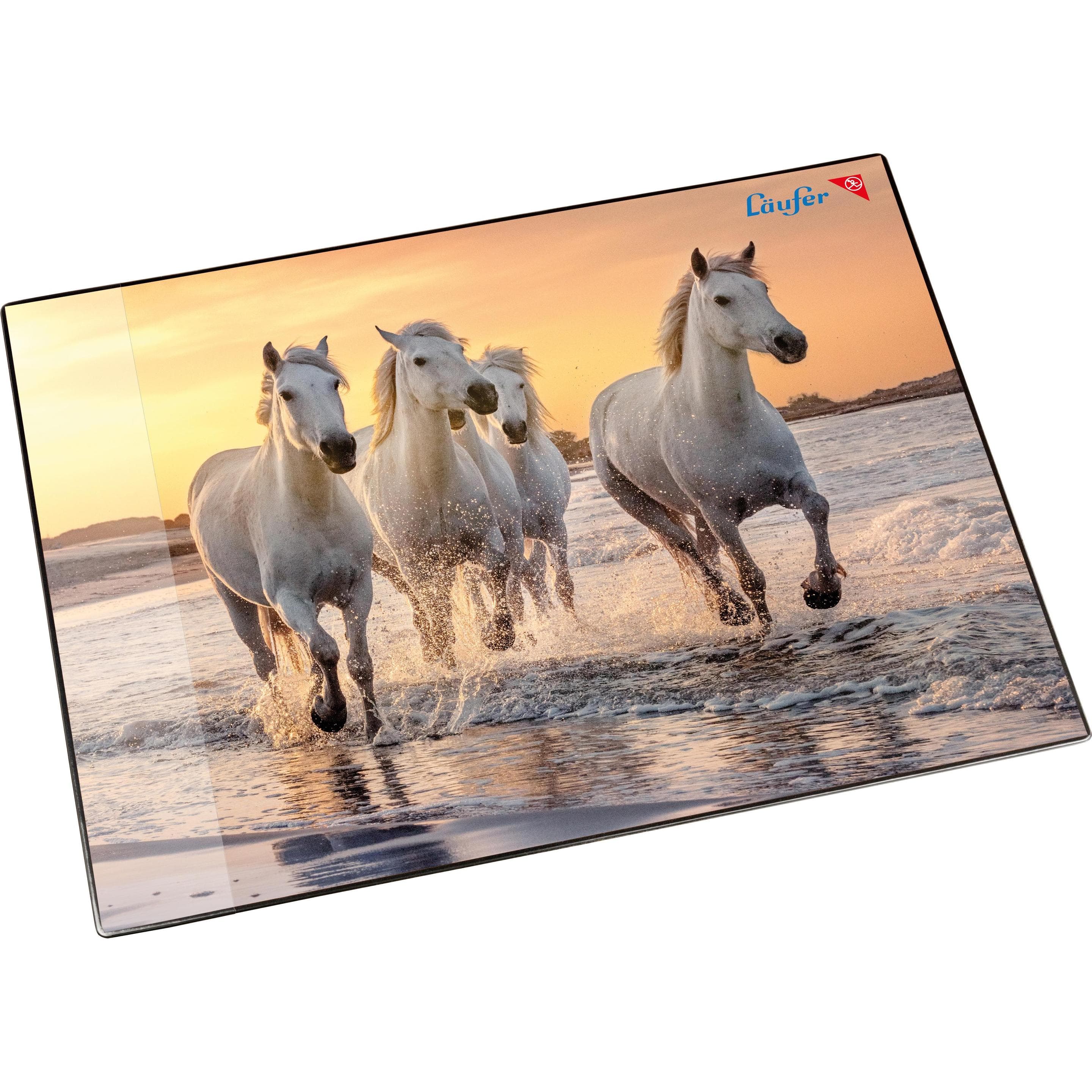 Läufer, Onderlaag, Paarden op het strand (40 x 53 cm)