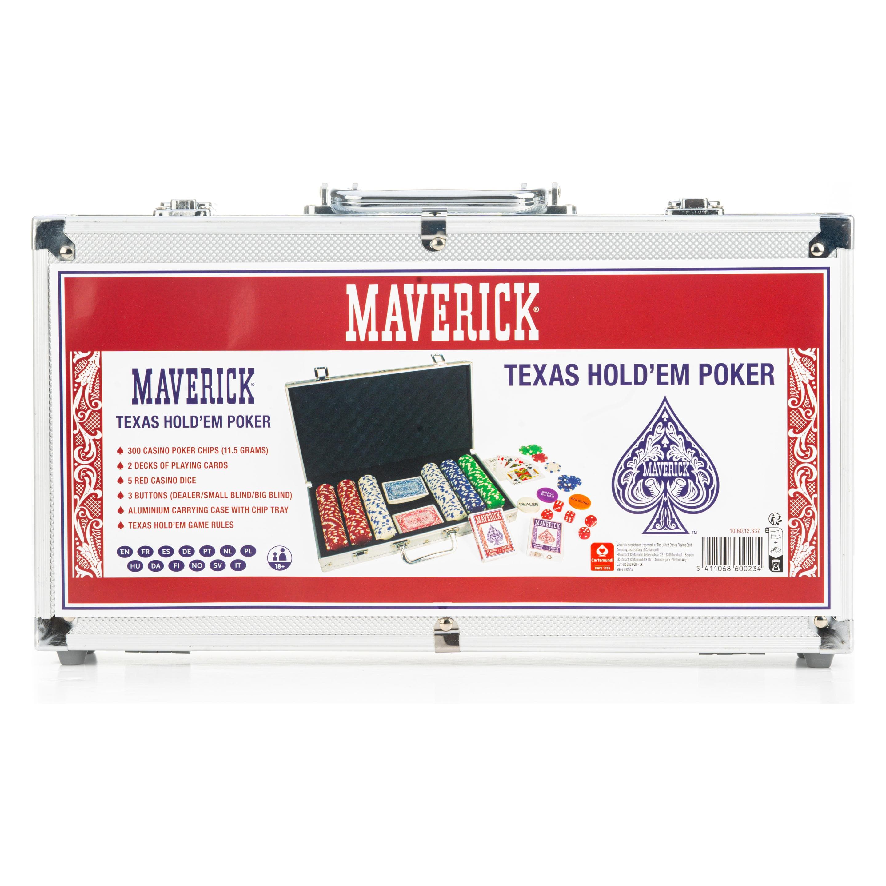 Cartamundi Mallette Poker 300 Jetons (1 - 16 Spelers)
