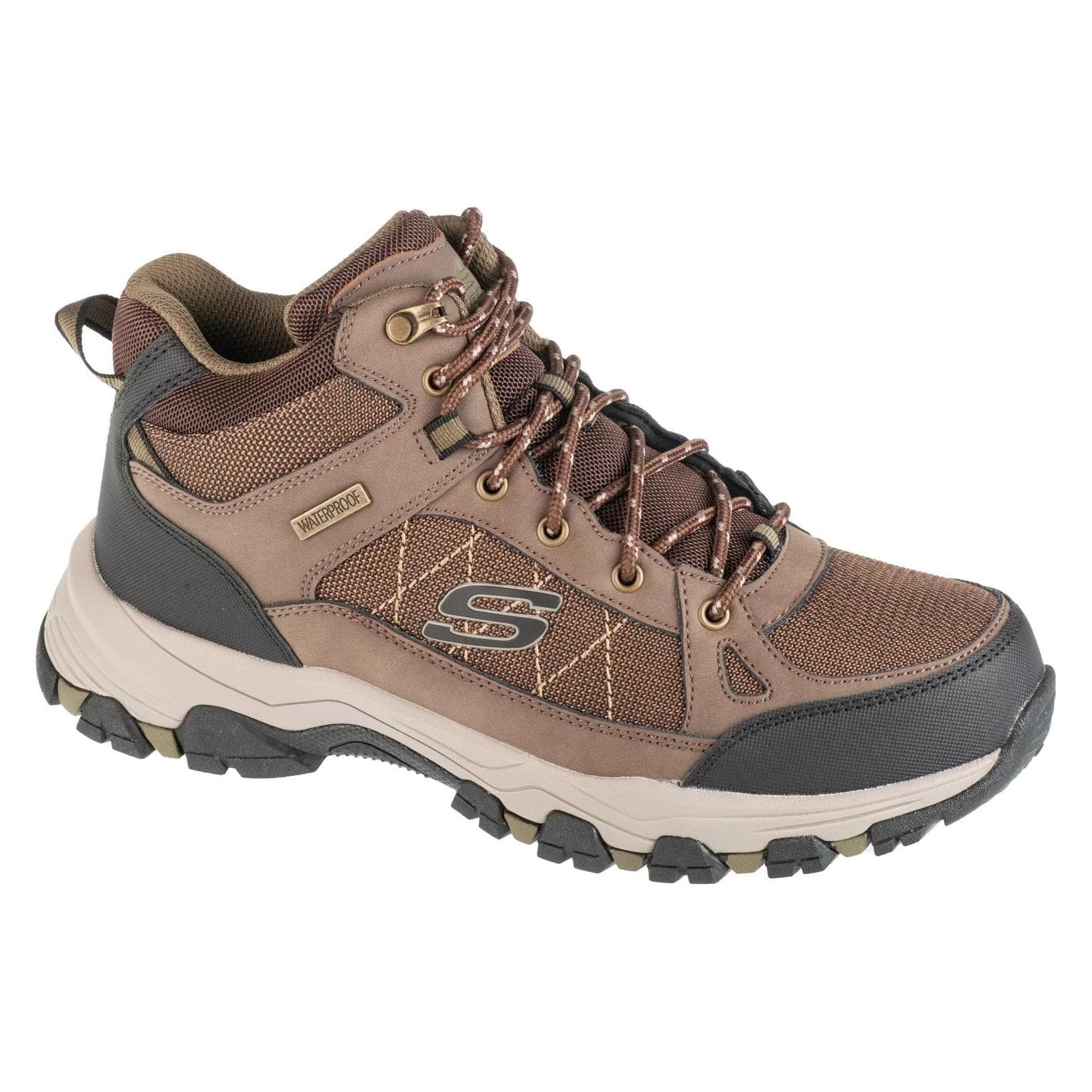 Skechers, Mannen, Wandelschoenen, Trekking Laarzen (45), Bruin