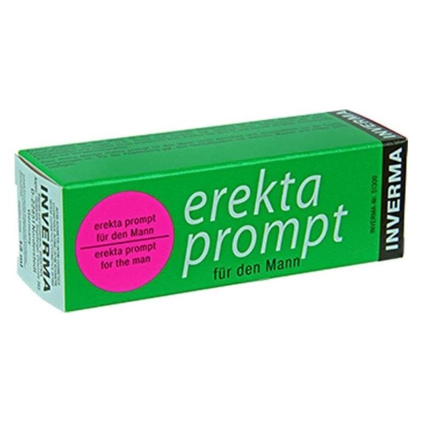 Inverma, Intieme verzorging, Erekta-Prompt voor de man NIEUW 13ml (Intieme crème, 13 ml)