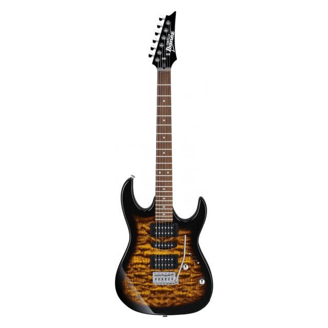 Ibanez gitaar GRX70QASB Transparante Zonnestraal (Elektrische gitaar), Gitaren, Transparant