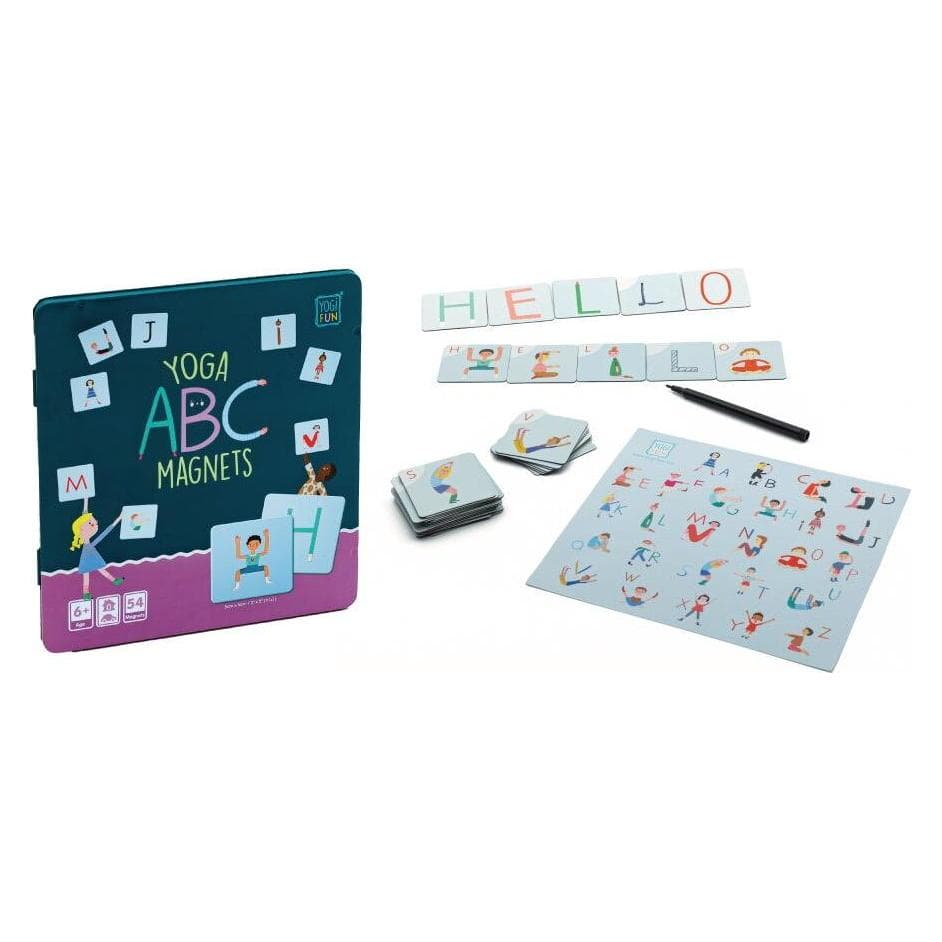 Yogi Fun Yoga ABC Magneten (Duits, Engels, Frans, Italiaans)