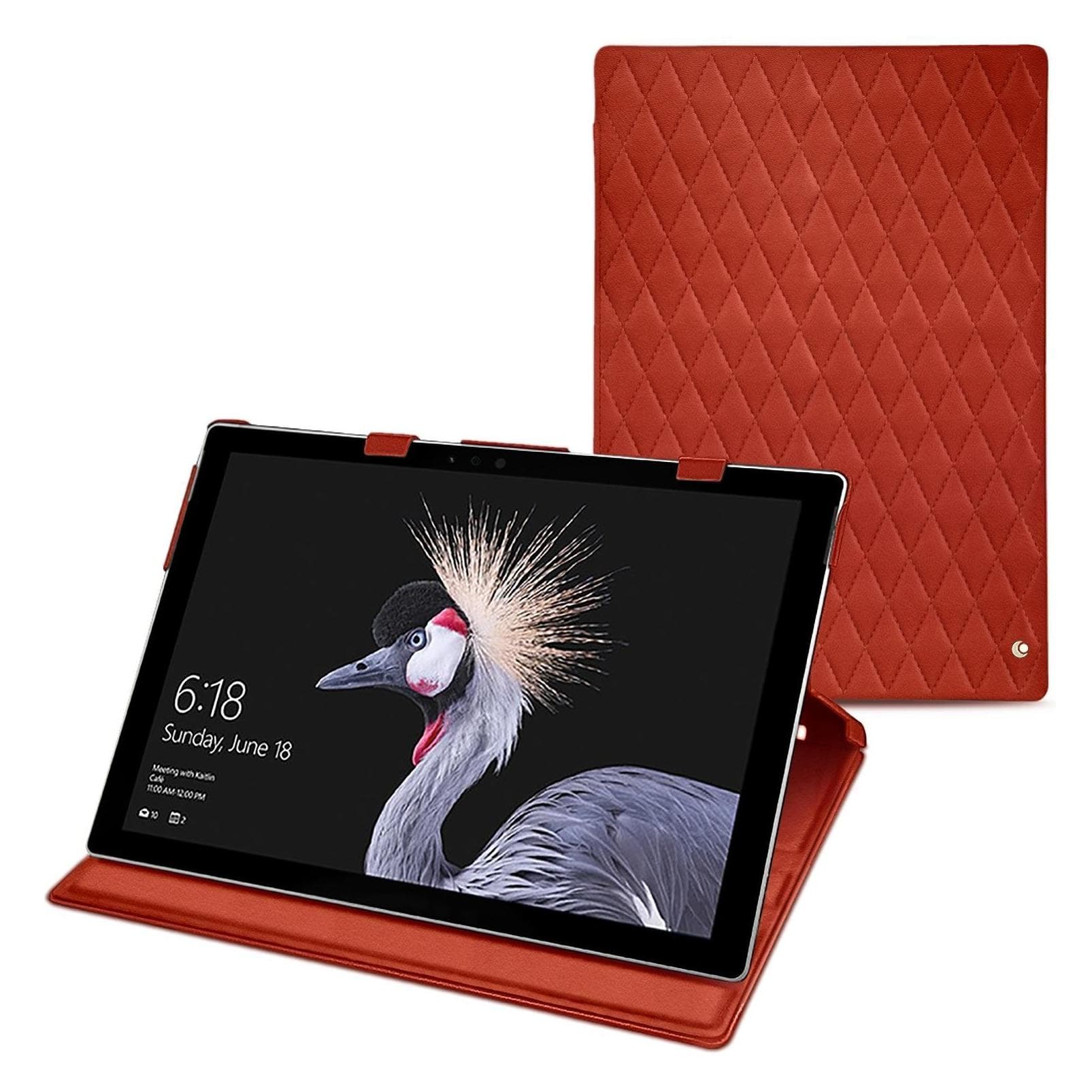 Noreve Lederen omslag (12.30", Microsoft), Laptoptas, Oranje