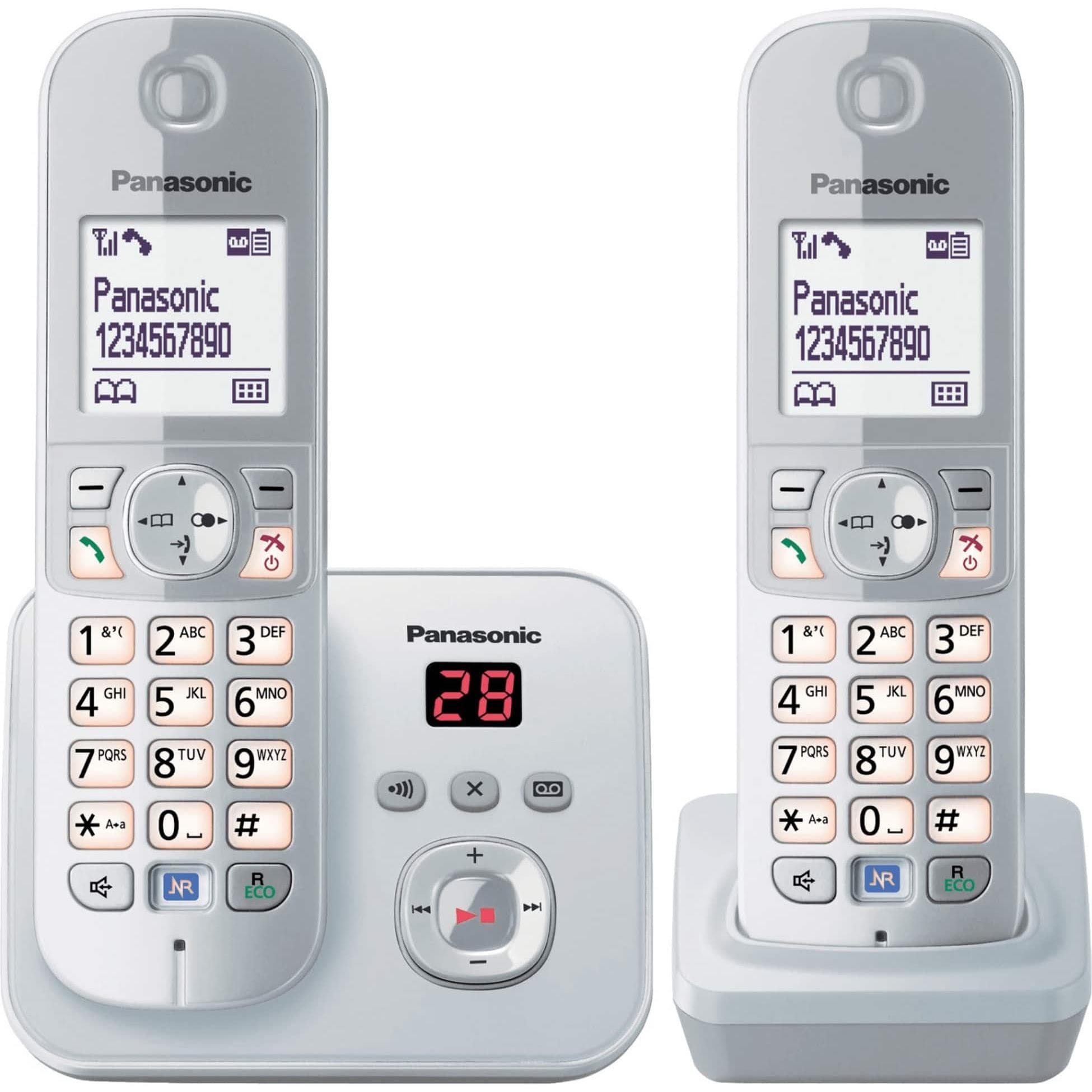 Panasonic KX-TG6822GS, Telefoon, Zilver