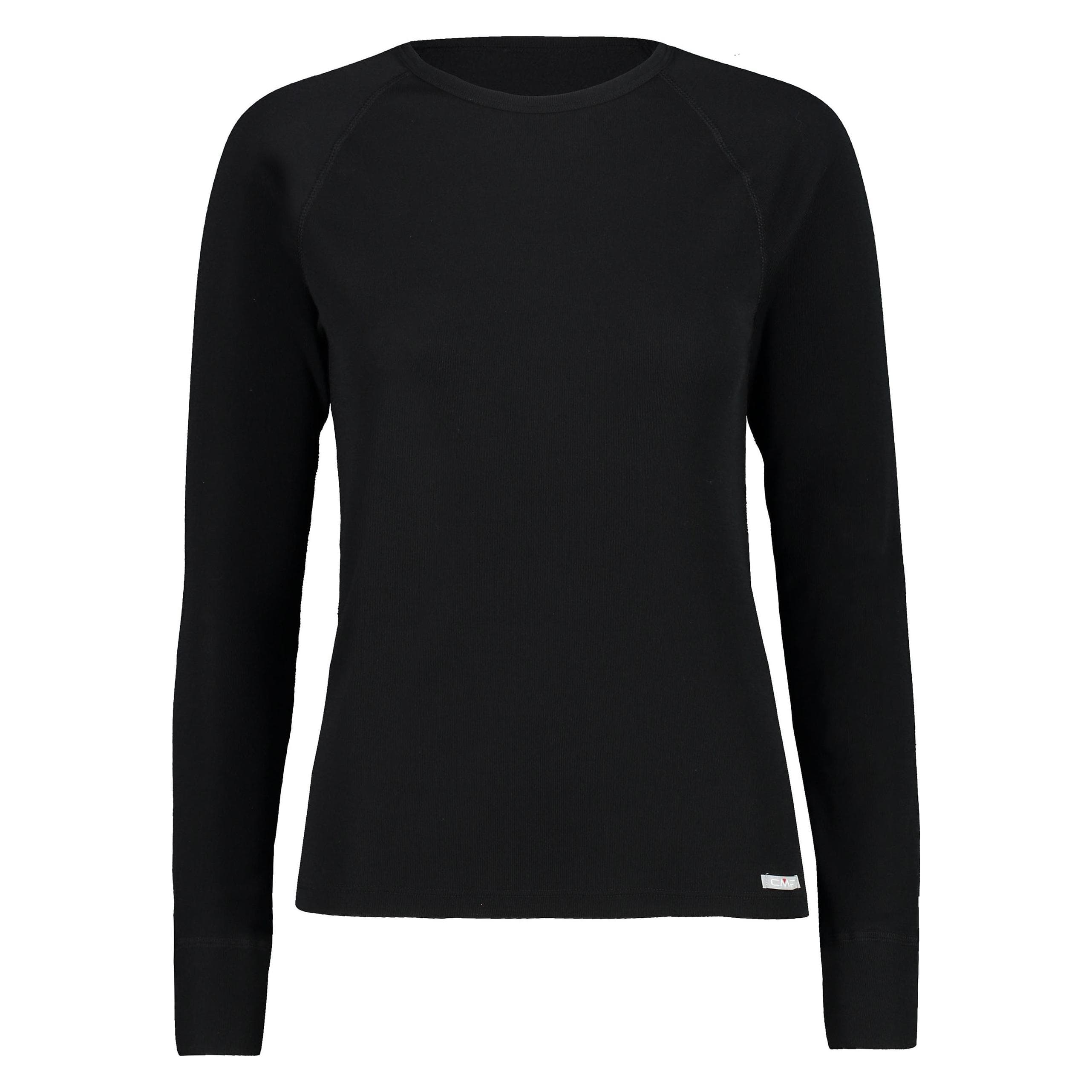 CMP Campagnolo, Vrouwen, Functioneel overhemd, Sweat longsleeve (36), Zwart, 36