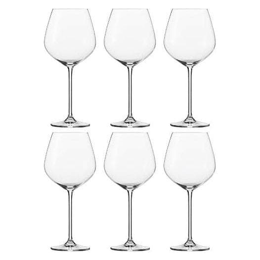 6x Schott Zwiesel Fortissimo, Wijnglazen, Transparant
