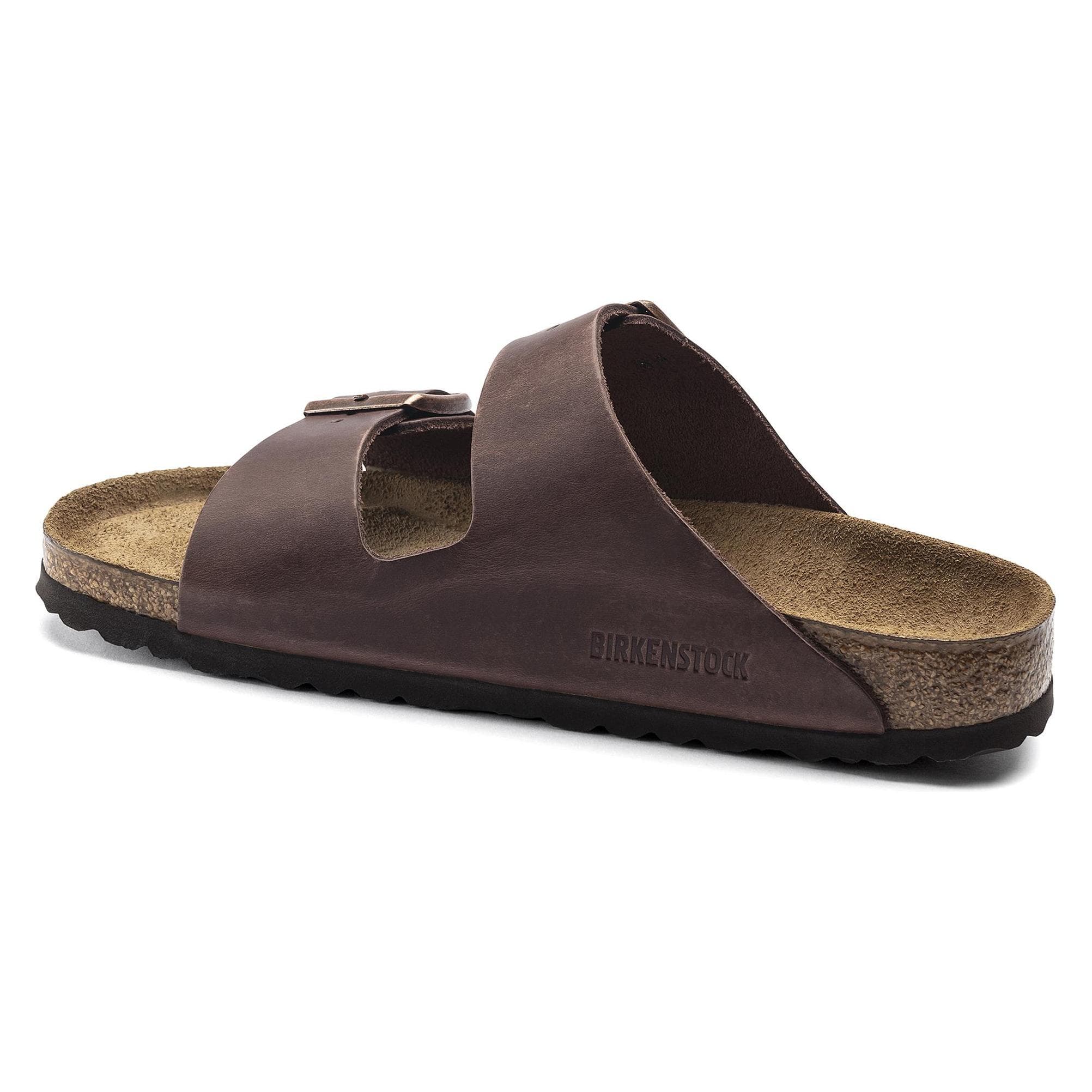 Birkenstock, Mannen, Sandalen, Arizona SFB geolied nubuckleer zacht voetbed normaal, Bruin, (43)